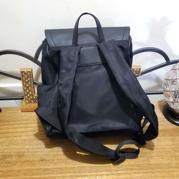 Tutilo New York The Lexy Collection Black Nylon Laptop Tablet Backpack - Picture 4 of 12